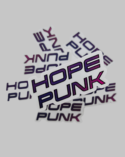 hopepunk vinyl sticker