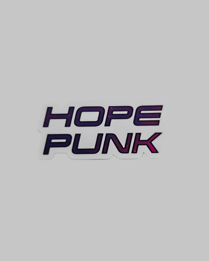 hopepunk vinyl sticker