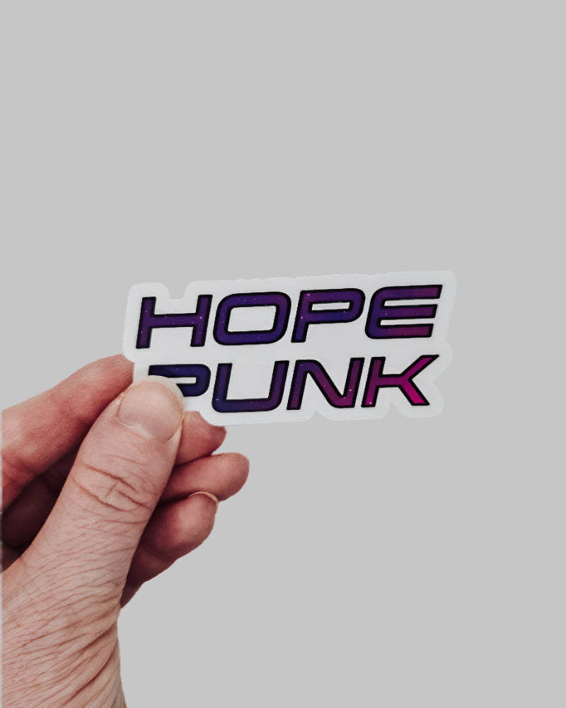 hopepunk vinyl sticker