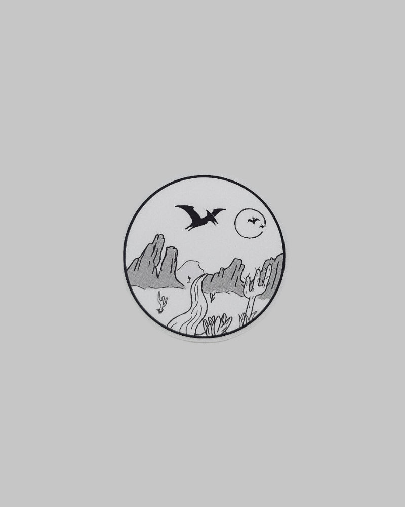 prehistoric sky vinyl sticker